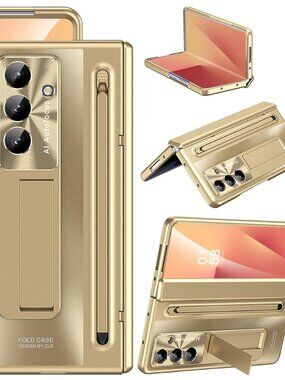 For Samsung Galaxy Z Fold 7 & S Pen Holder, Built-in Screen Screen Protect